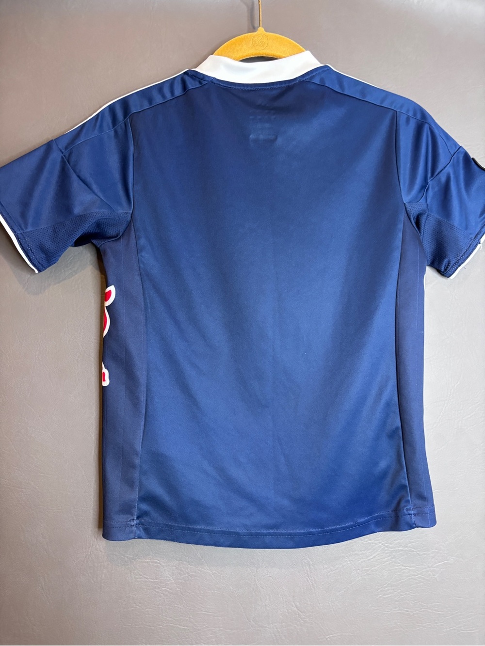 adidas Kids Navy Blue New York Red Bulls Soccer Jersey with Red and Gold Logo - Picture 7 of 7
